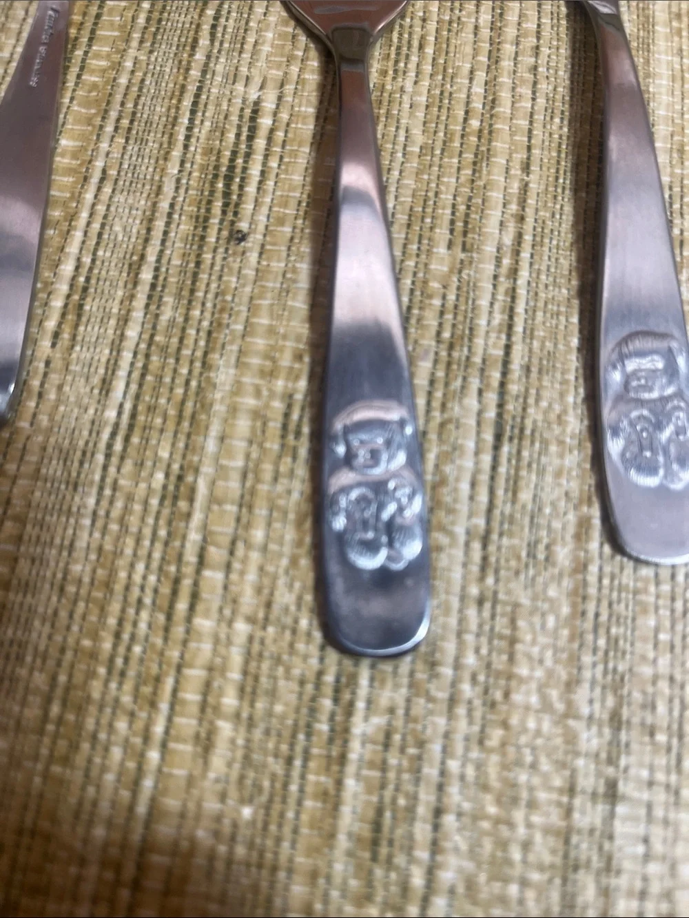 Children's Stainless Steel Bear Flatware Set - 18/10 Stainless Steel
